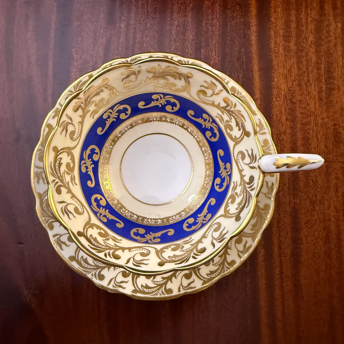 Royal Stafford royal blue/gold teacup - photo 2