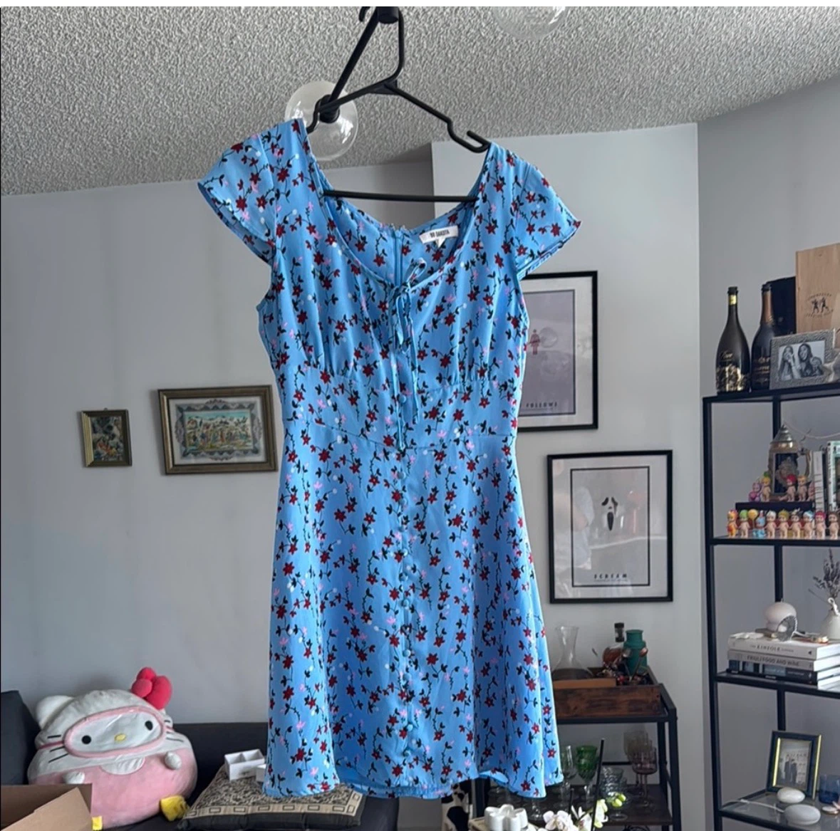 BB Dakota Blue Floral Dress - photo 2