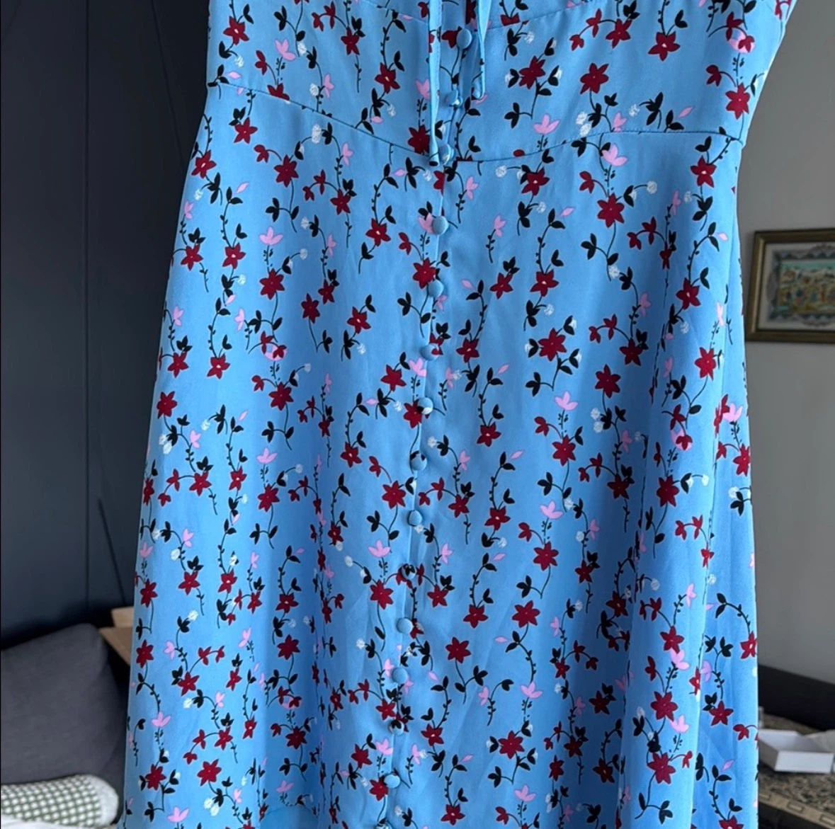 BB Dakota Blue Floral Dress - photo 4