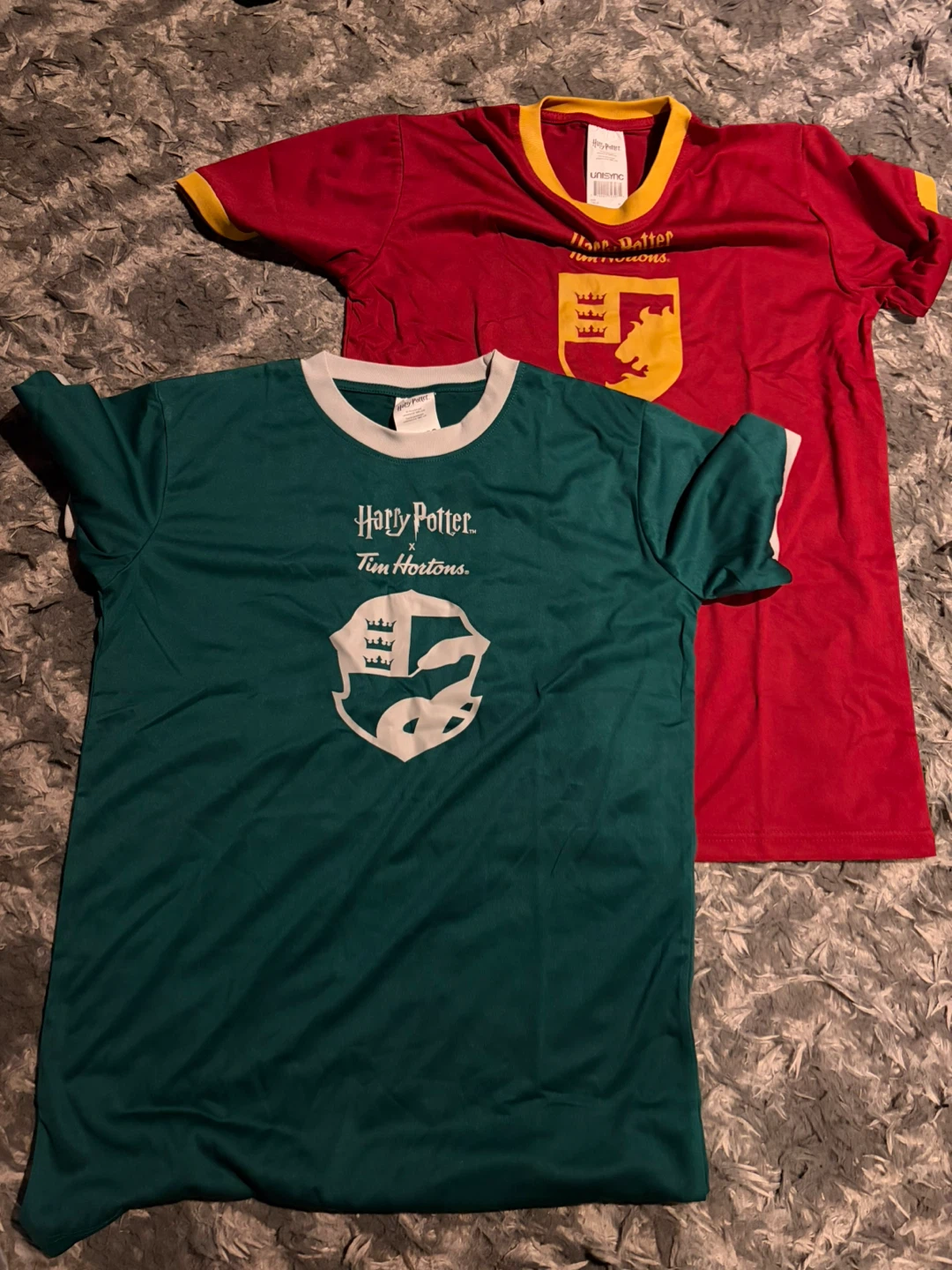 2 Tim Hortons x Harry Potter Collaboration Shirts (Unworn)