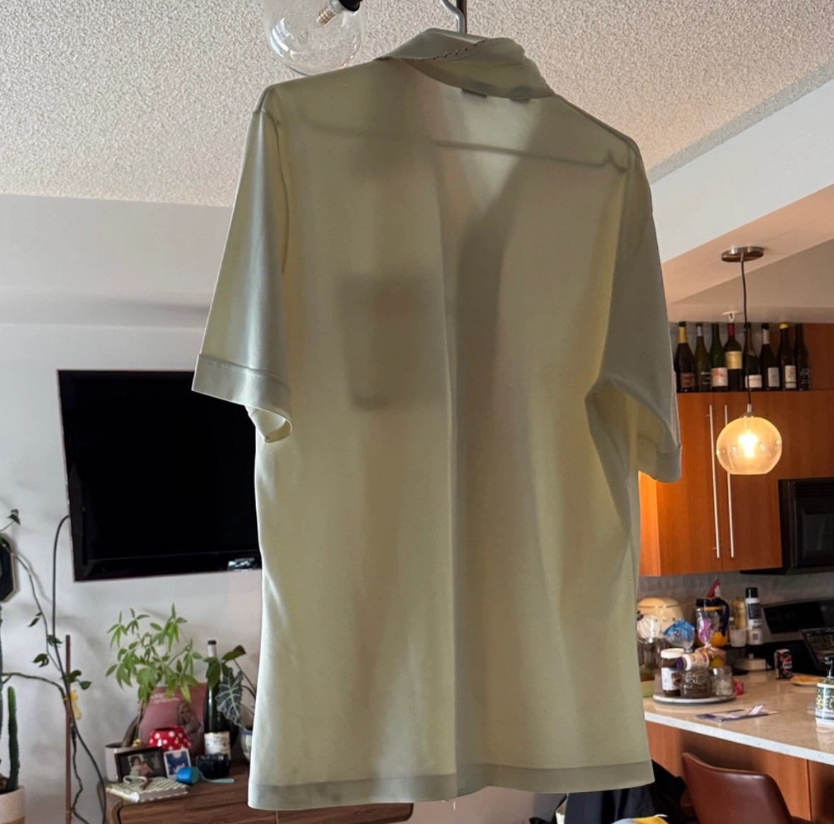 Vintage Off-White Button-Down Shirt - photo 3