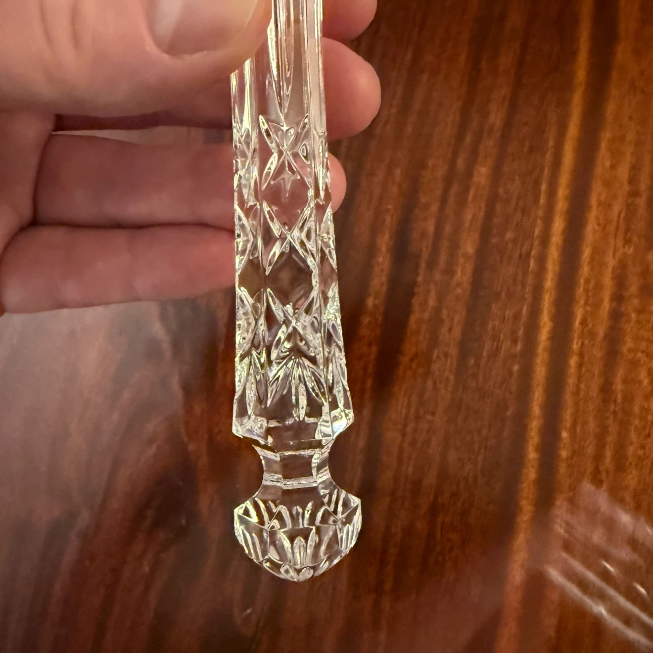 Waterford crystal handle large serving fork - photo 2