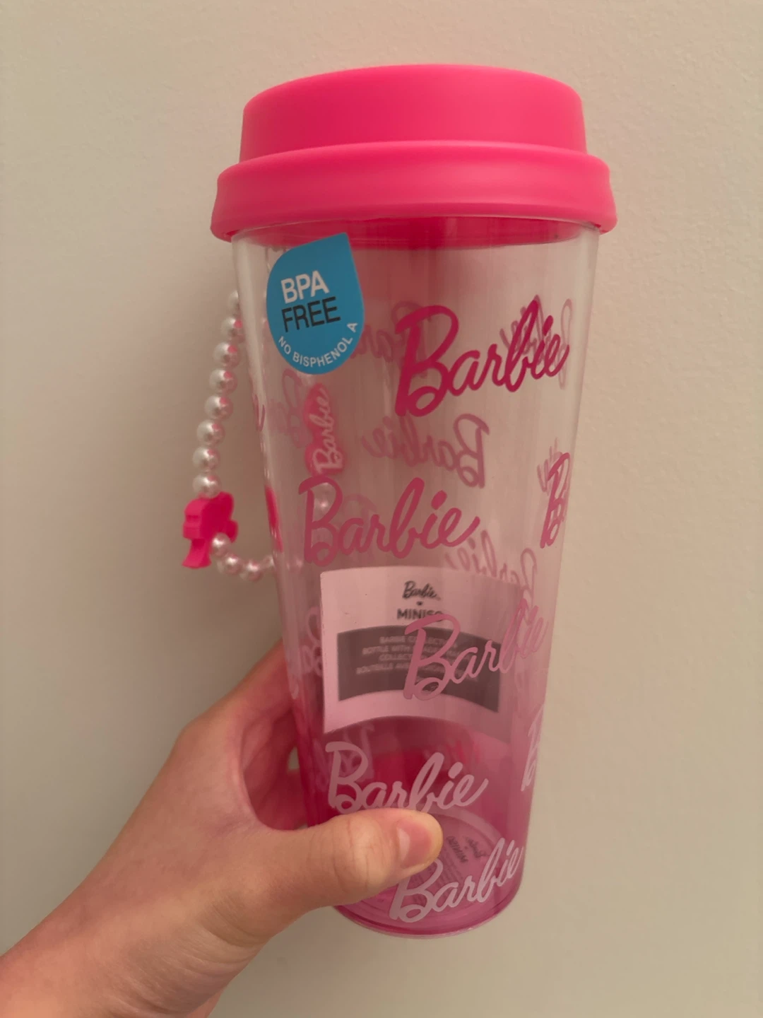 Miniso Barbie Tumbler with charm - photo 2