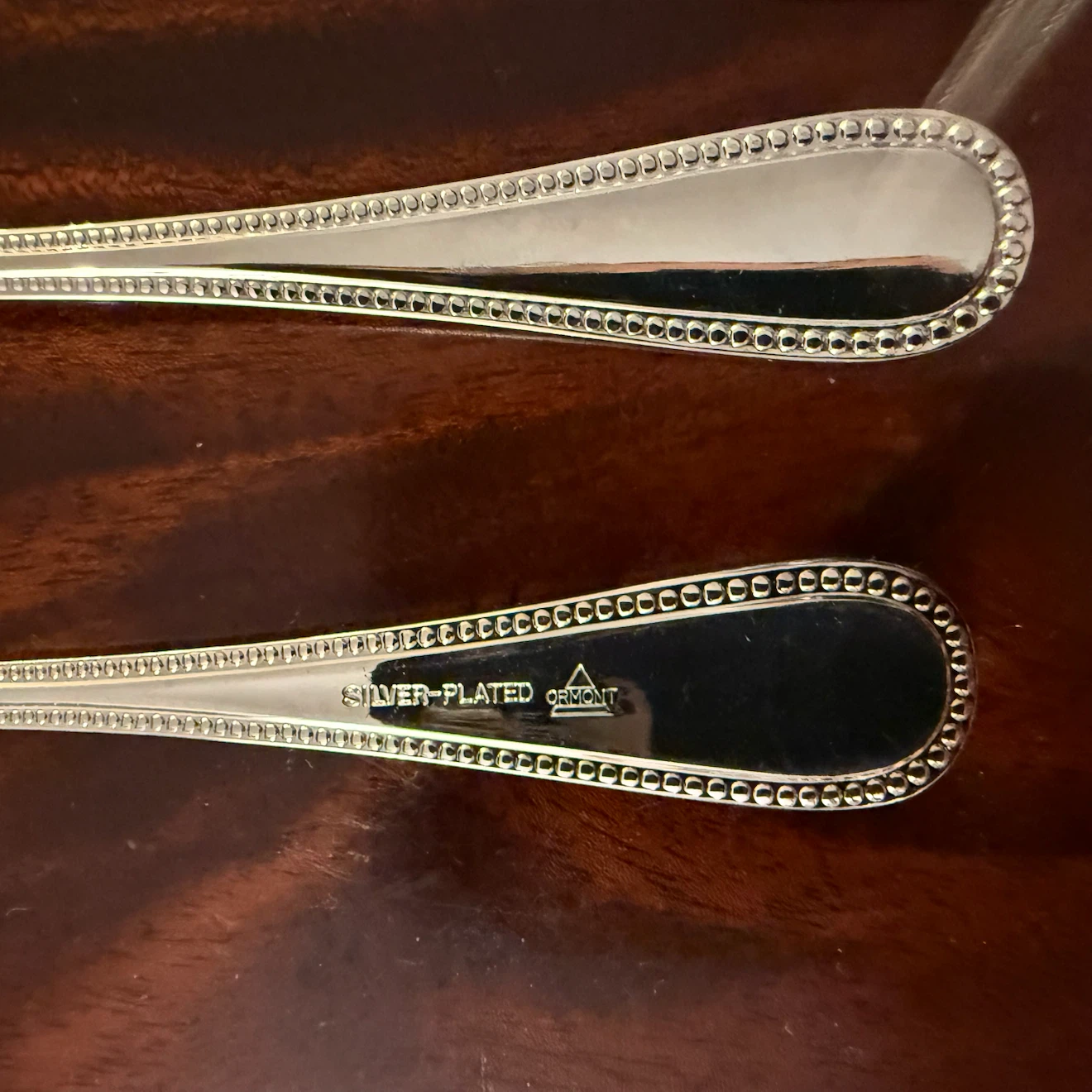 Set of 6 Ormont silverplated fruit forks - photo 2