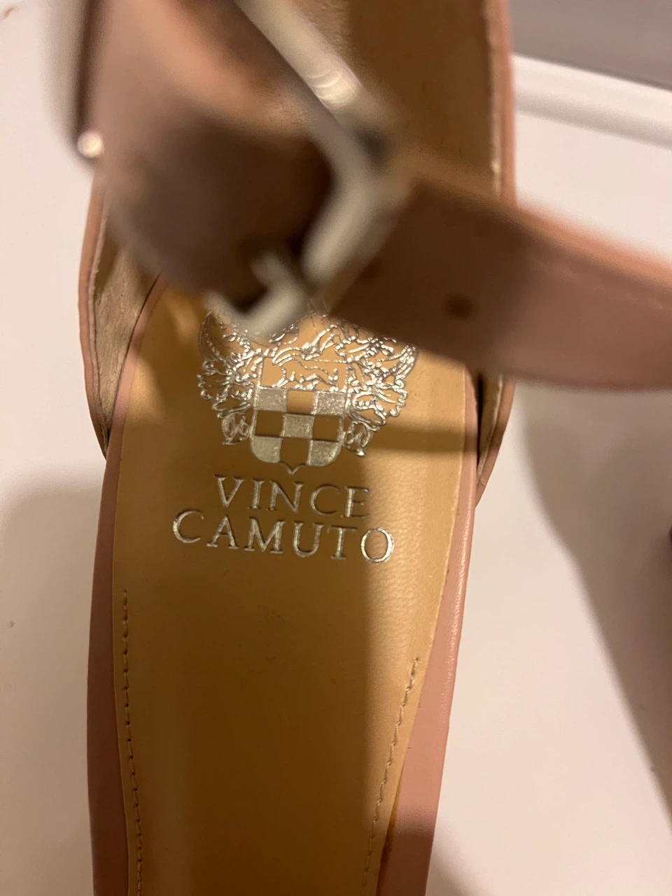 Vince Camuto Nude Block Heel Sandals - photo 2