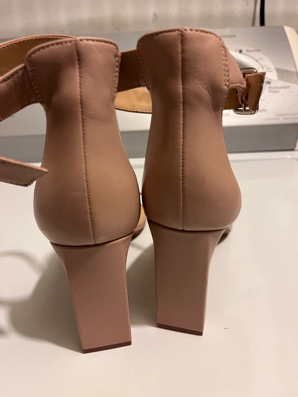 Vince Camuto Nude Block Heel Sandals - photo 3