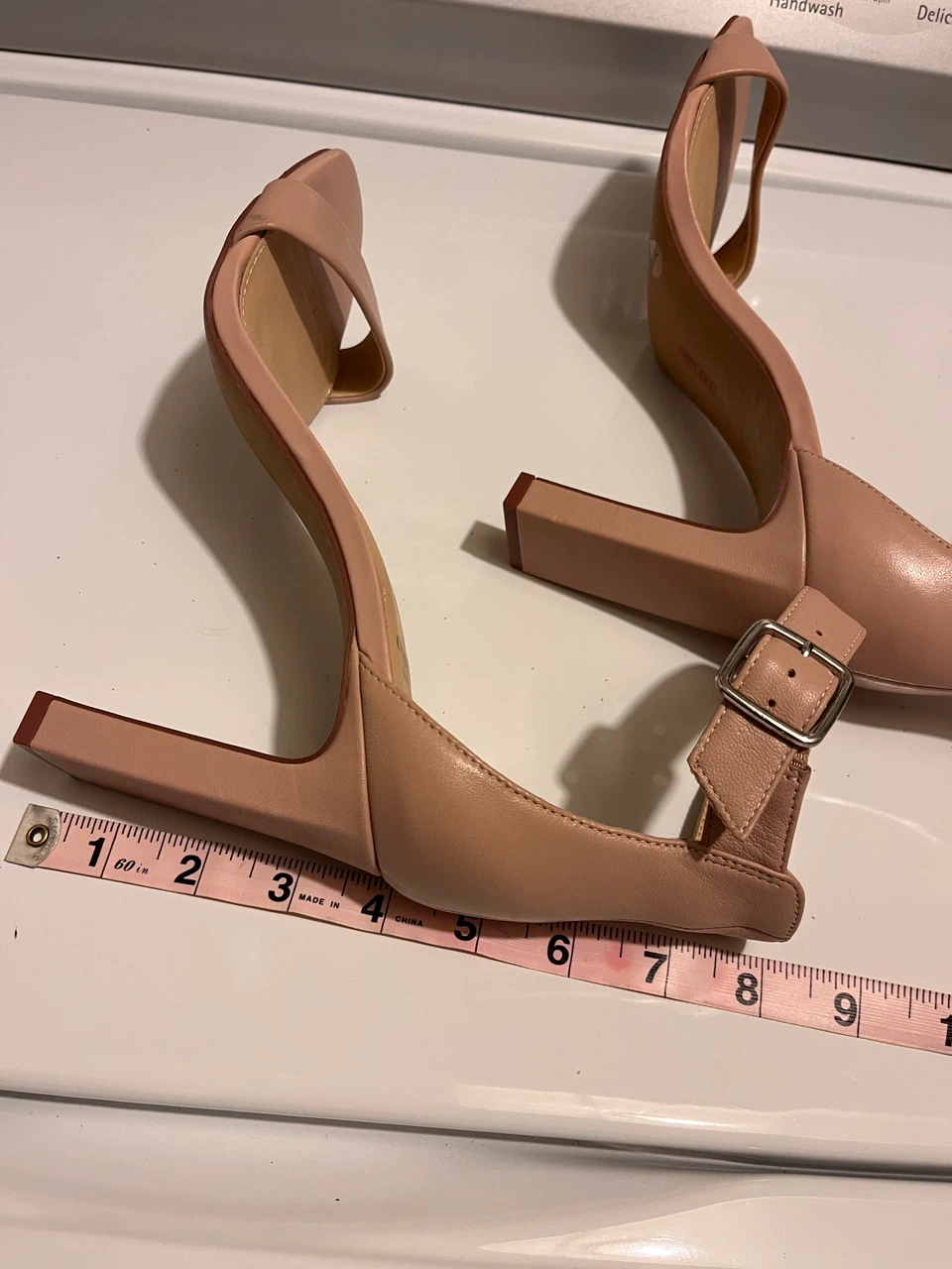Vince Camuto Nude Block Heel Sandals - photo 4