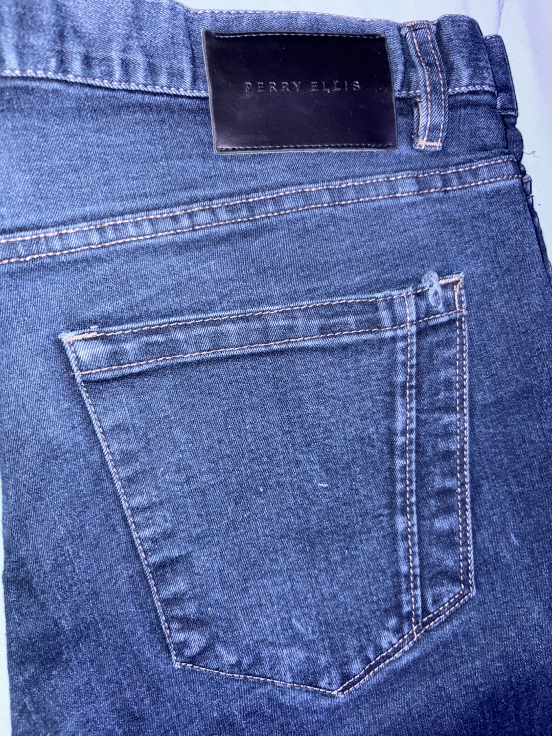 Perry Ellis dark blue denim jeans - photo 2