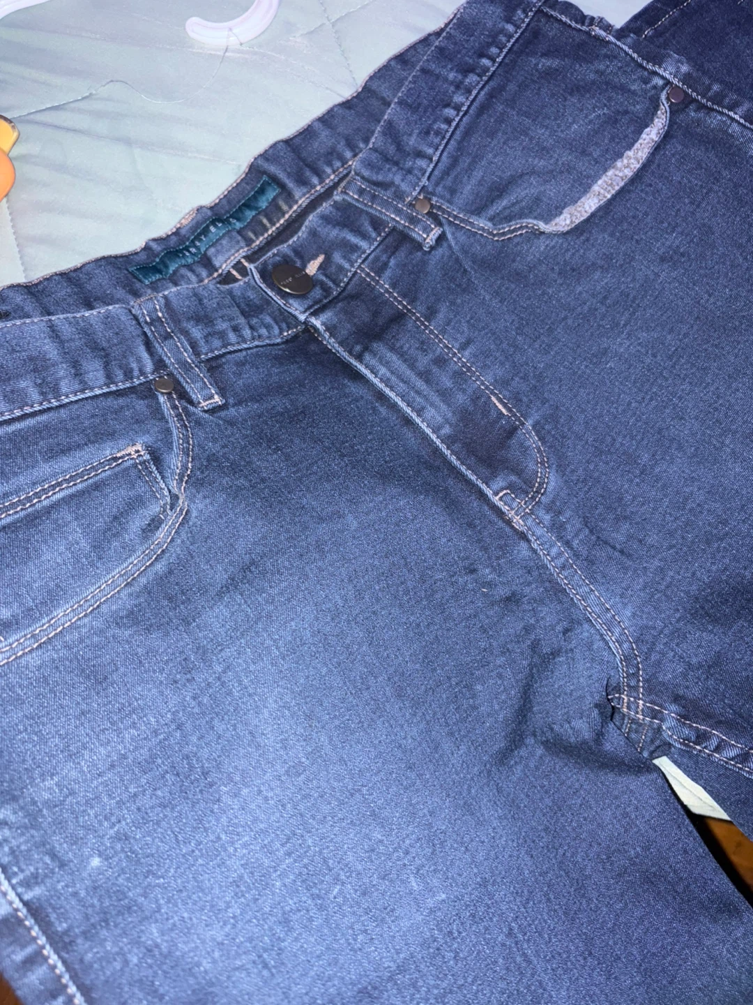 Perry Ellis dark blue denim jeans - photo 4