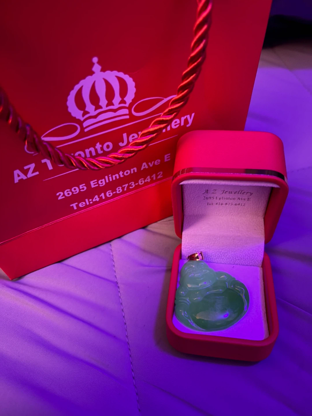 Green Jade Buddha Pendant - photo 5