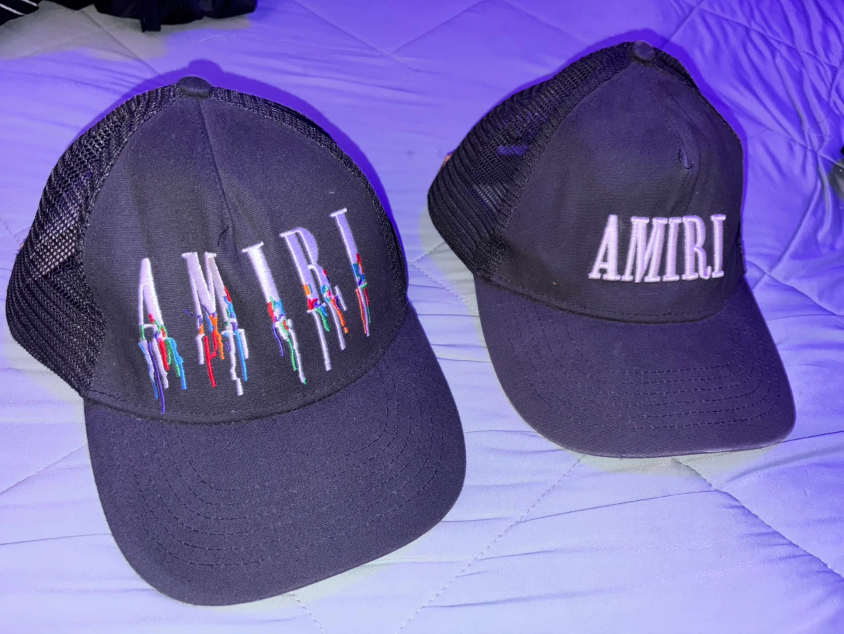Two AMIRI Trucker Hats