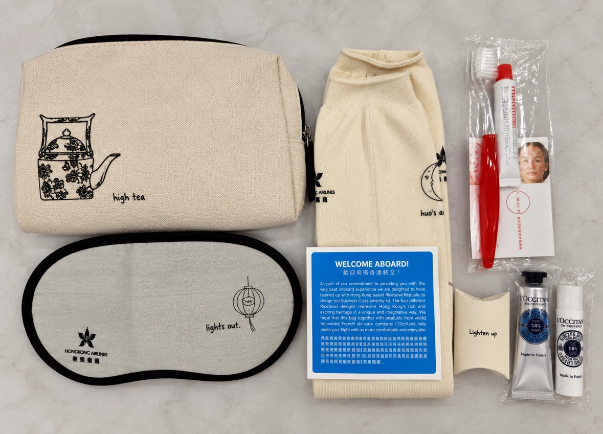 Hong Kong Airlines Business Class Amenity Kit