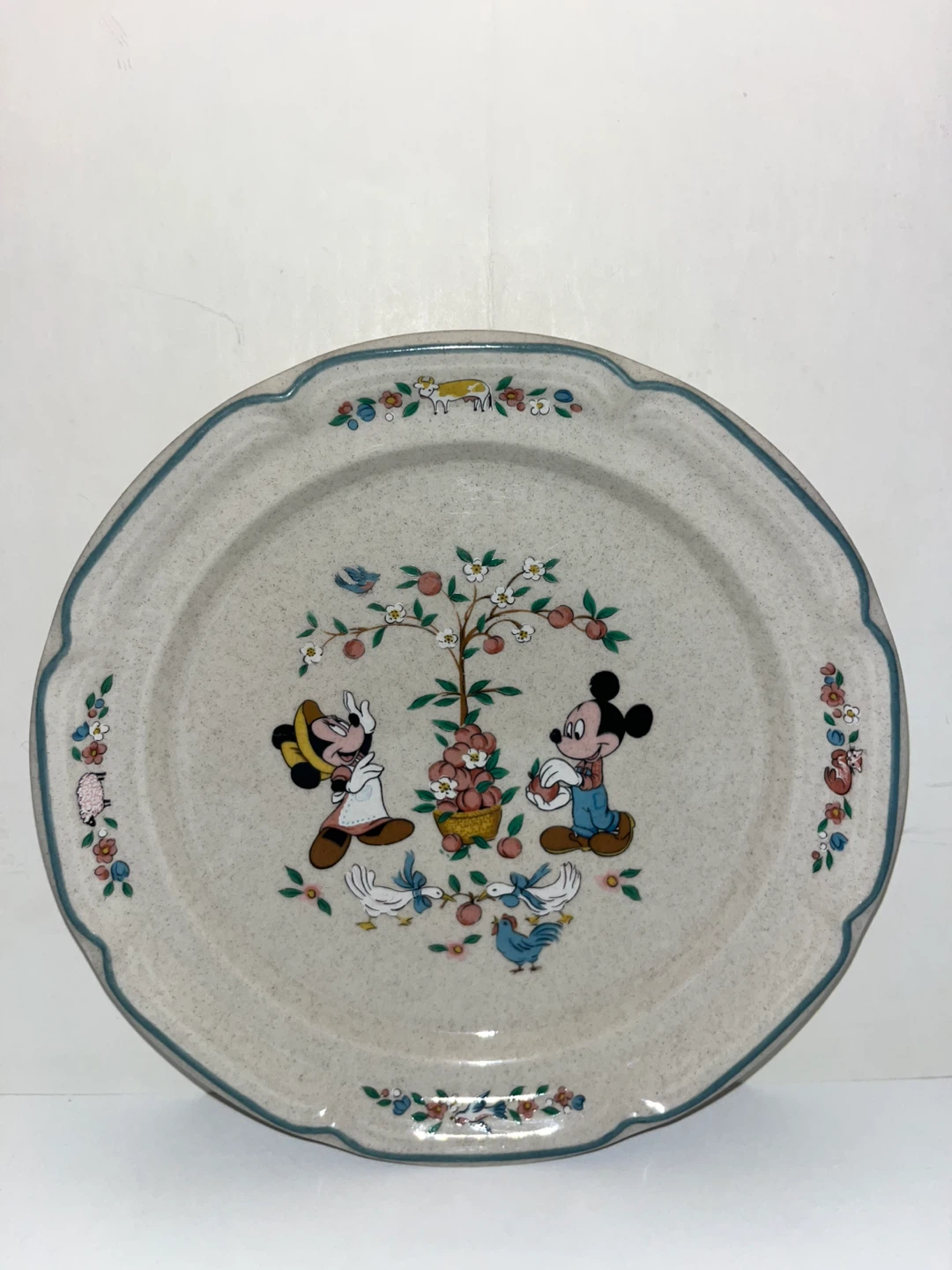 International China Mickey's Country Peaches Plate
