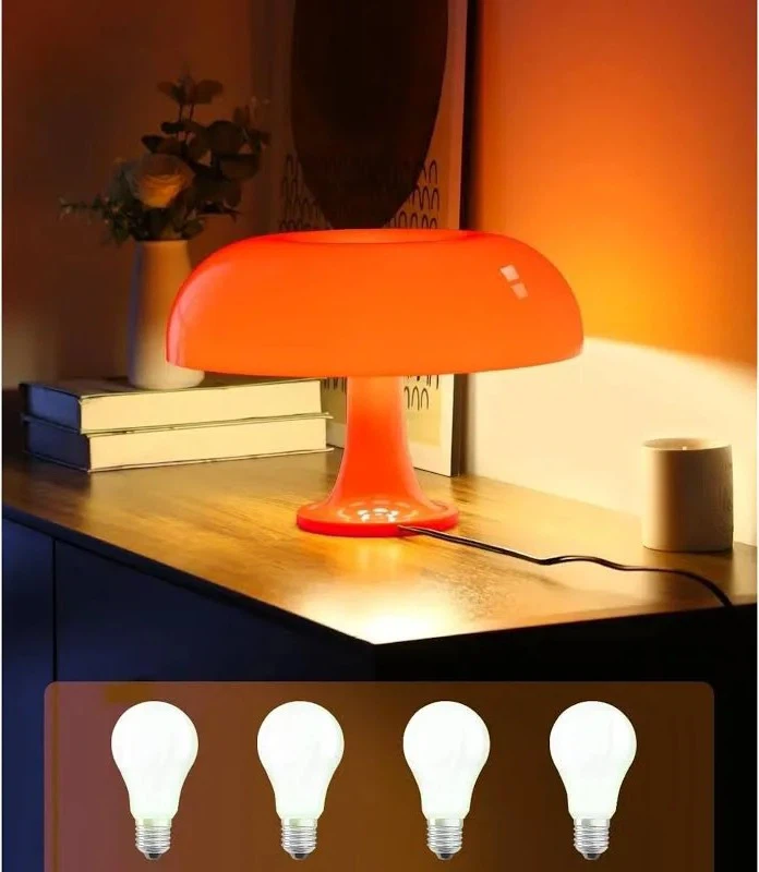 Orange Mushroom Table Lamp