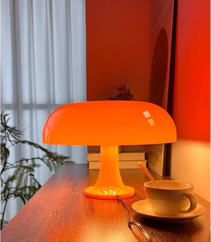 Orange Mushroom Table Lamp - photo 2