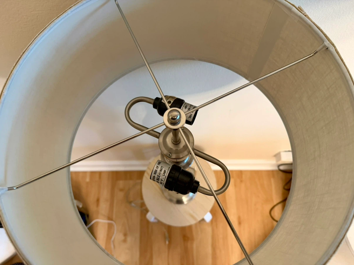 Mercury Glass Table Lamp - photo 4