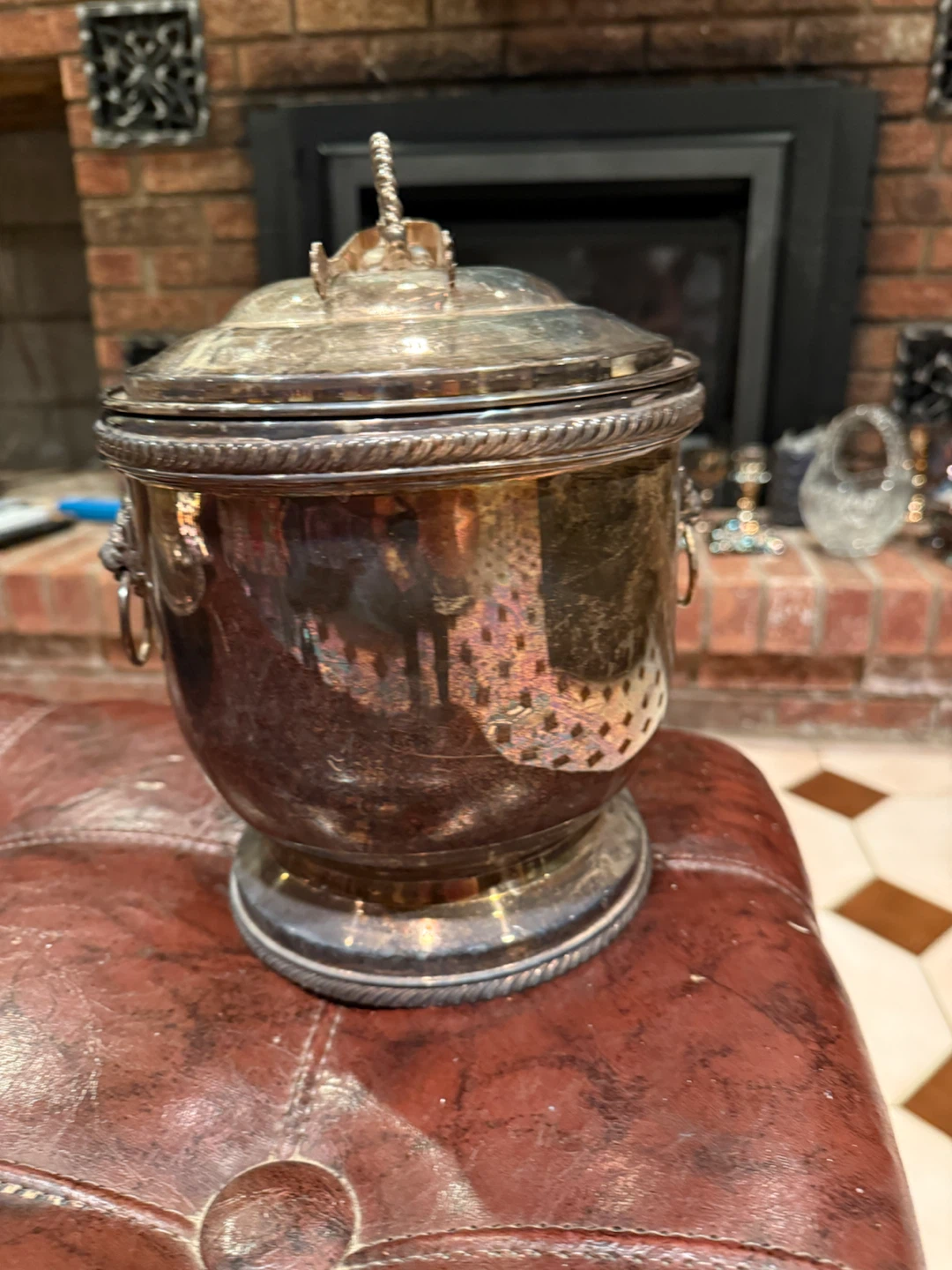 Vintage W.M. Rogers Silver Plated Ice Bucket