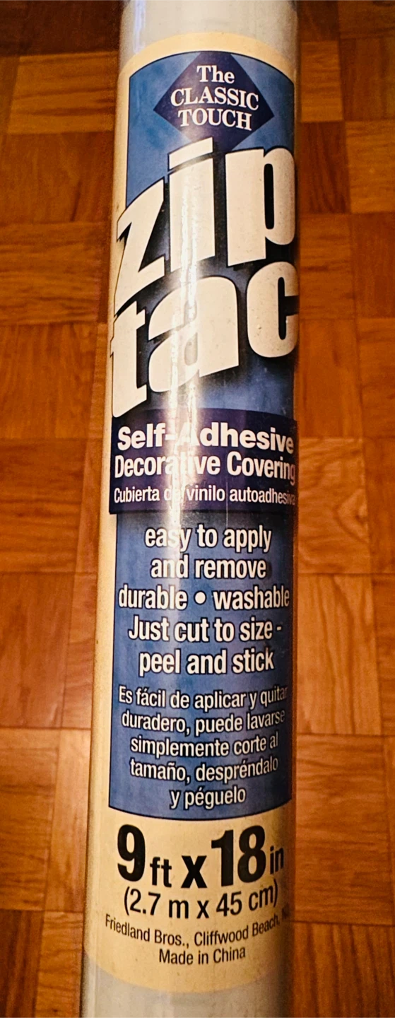 The Classic Touch Zip Tac Self-Adhesive Decorative Covering - photo 2