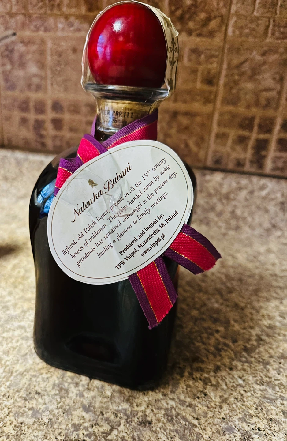 Nalewka Babuni Cherry Liqueur