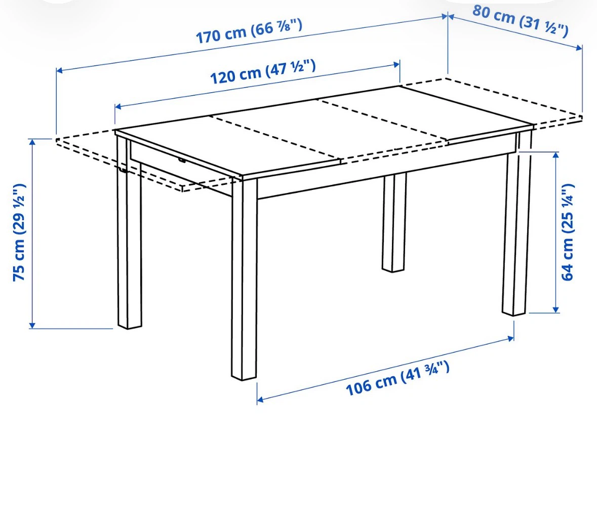 Extendable Dining Table with Two Upholstered Chairs - photo 2
