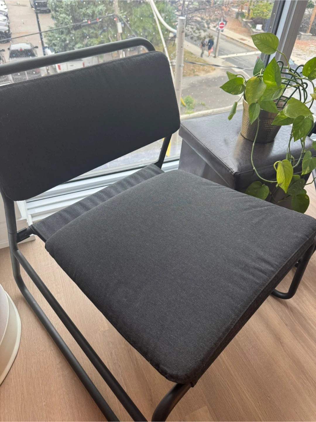 IKEA LINNEBACK chairs- Dark gray- $80 for both - photo 2