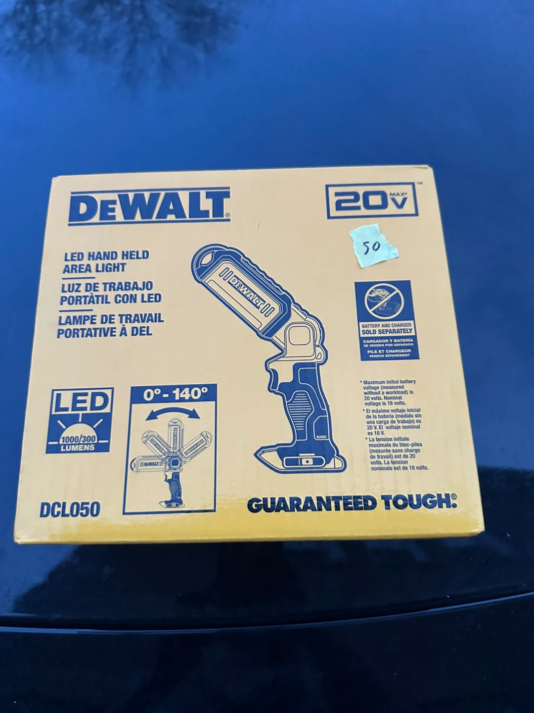 Firm price DeWalt 20V Max LED Hand Held Area Light DCL050