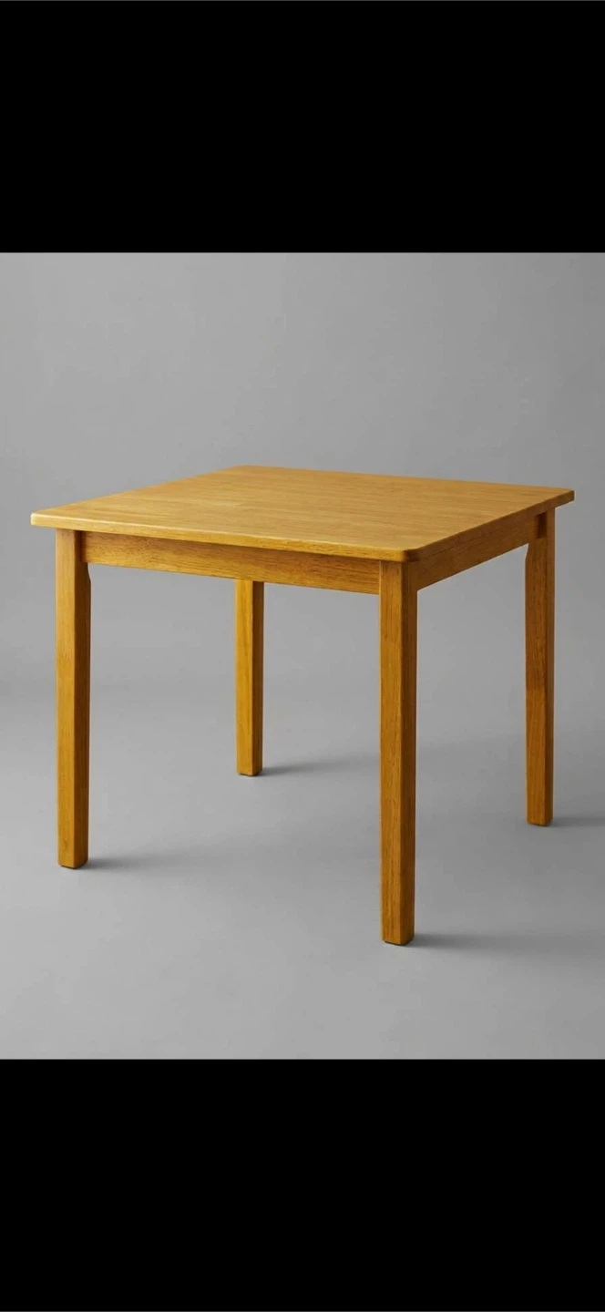 Solid Wood Square Dining Table