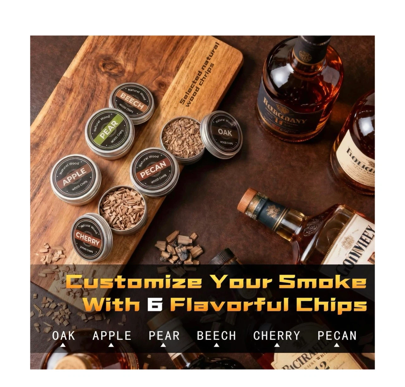 Brand new Electric Whiskey Smoker Kit with Led Lights - photo 4