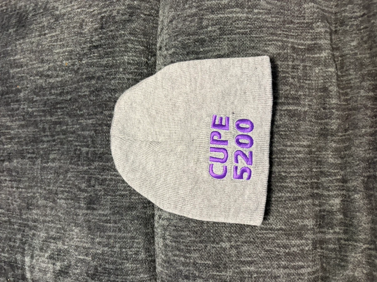 Grey CUPE 5200 Beanie