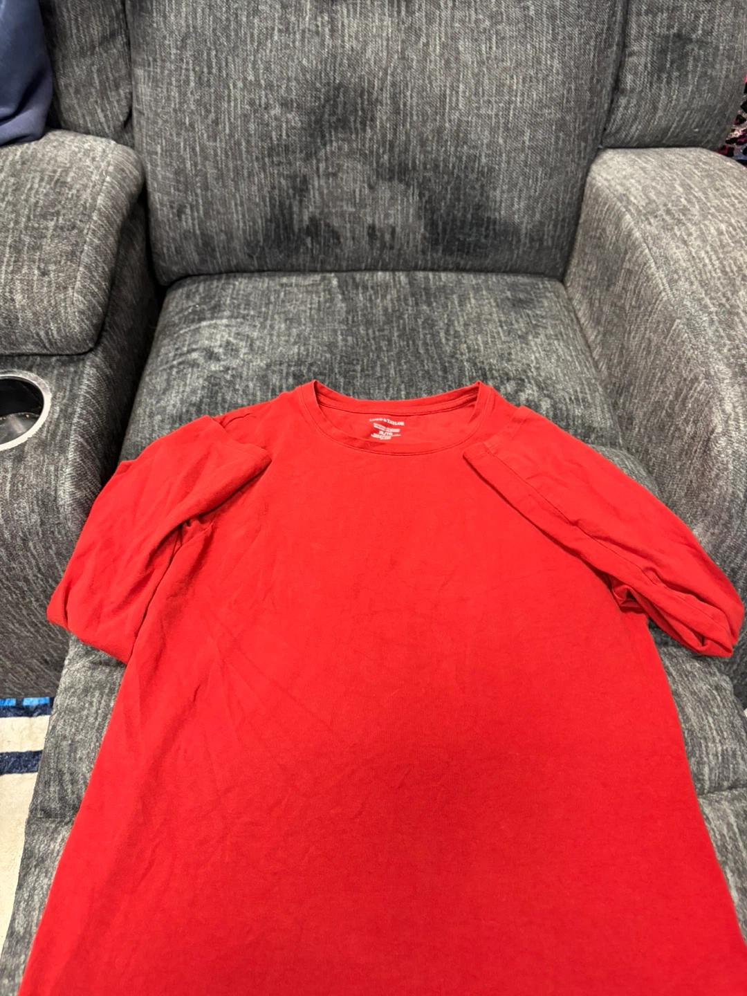 Lord & Taylor Red Long Sleeve Shirt - photo 2