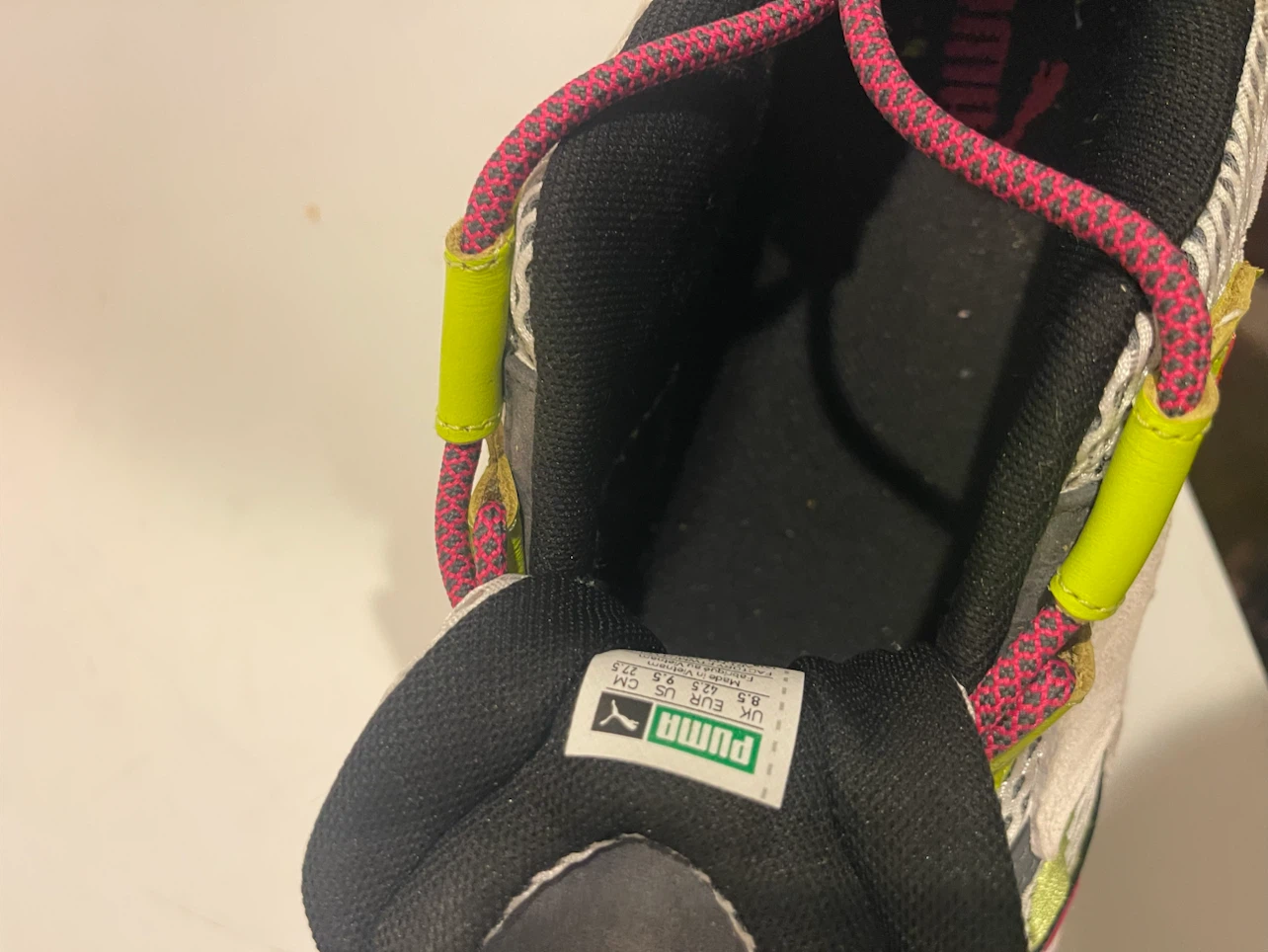 Puma Cell Sneakers - Pink and Neon Green - photo 3