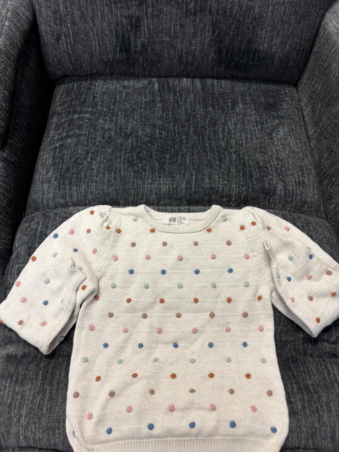 H&M Girls' Polka Dot Sweater Size 5-6
