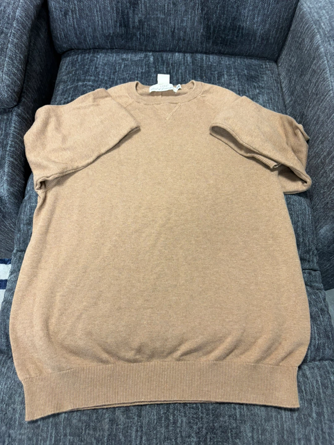 H&M L.O.G.G. Tan Crewneck Sweater