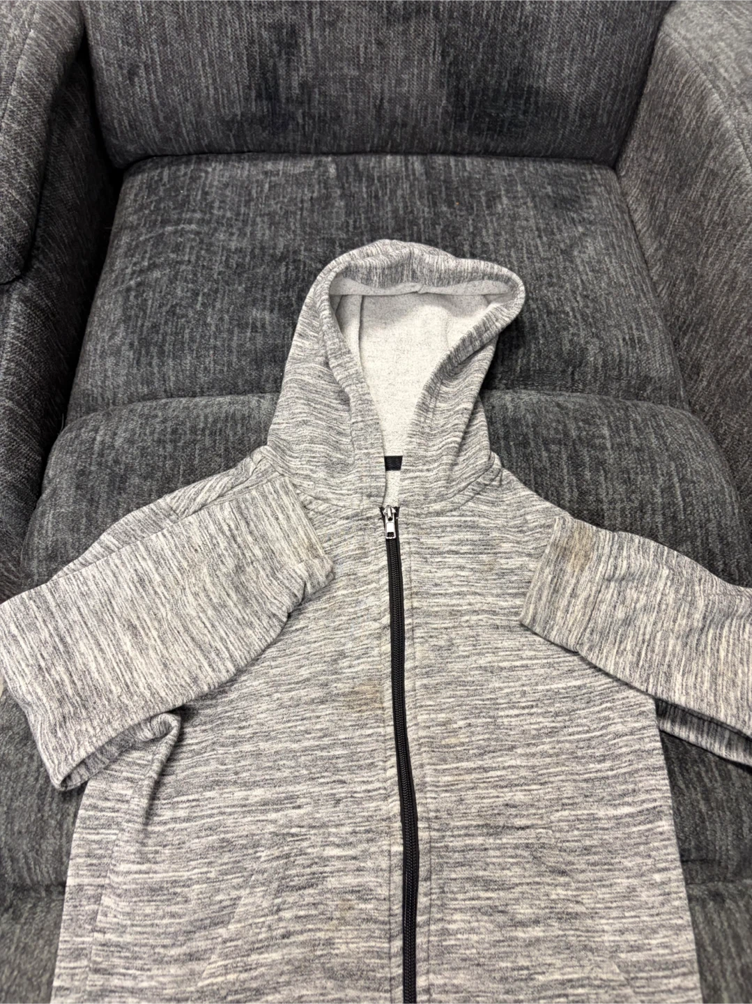 Old Navy Kids Zip-Up Hoodie Grey - photo 3