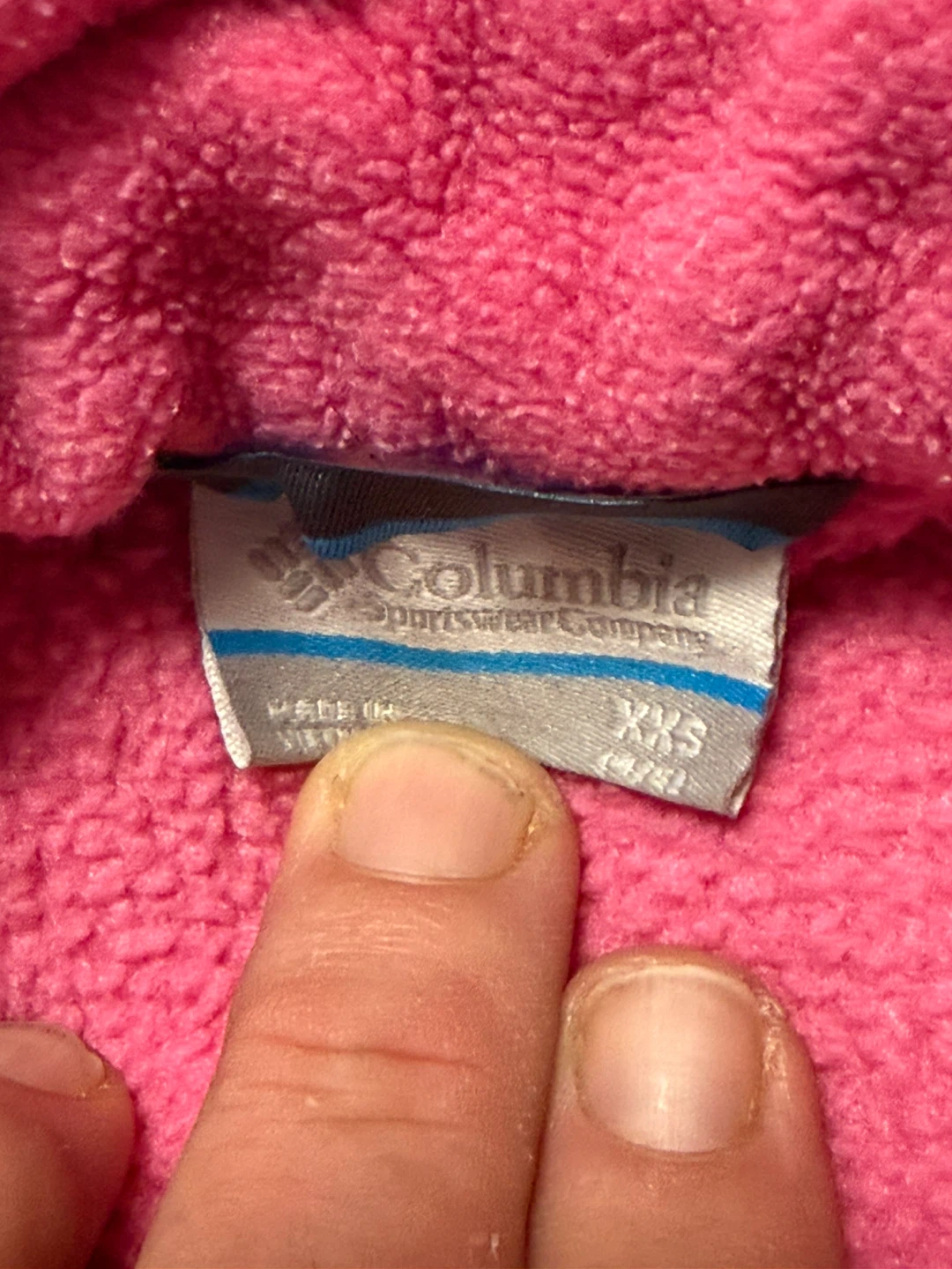 Columbia Pink Fleece Jacket XXS - photo 2