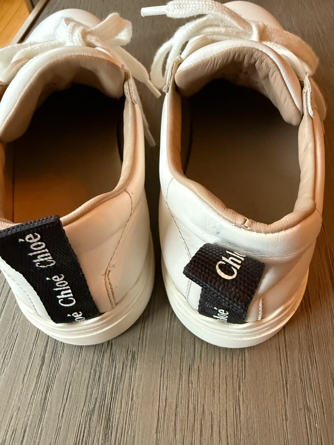 Chloé white leather sneakers - photo 4