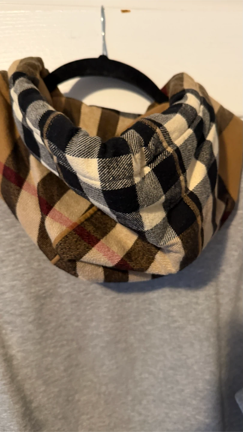 XS Oversized Burberry Check Hood Hoodie - photo 2