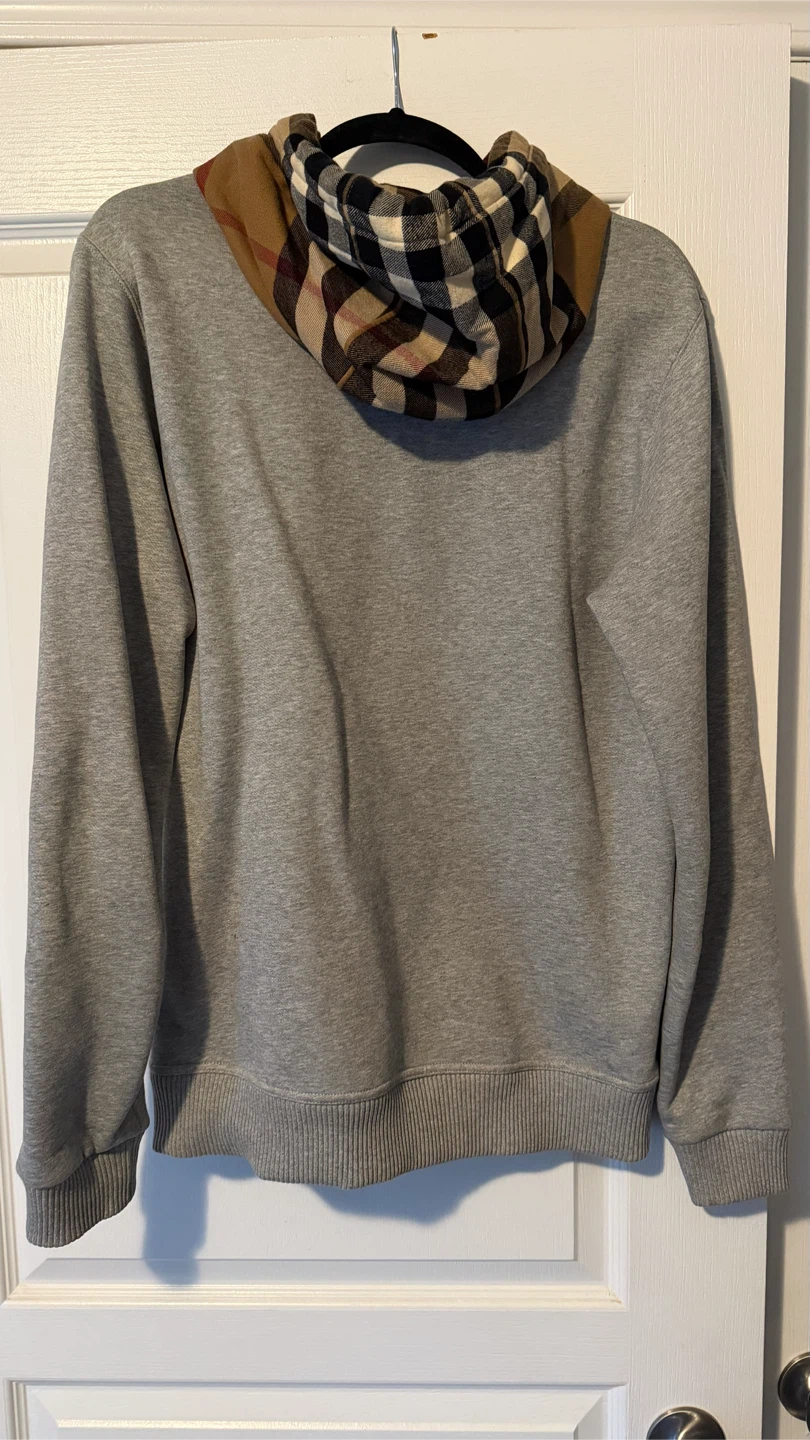 XS Oversized Burberry Check Hood Hoodie - photo 3