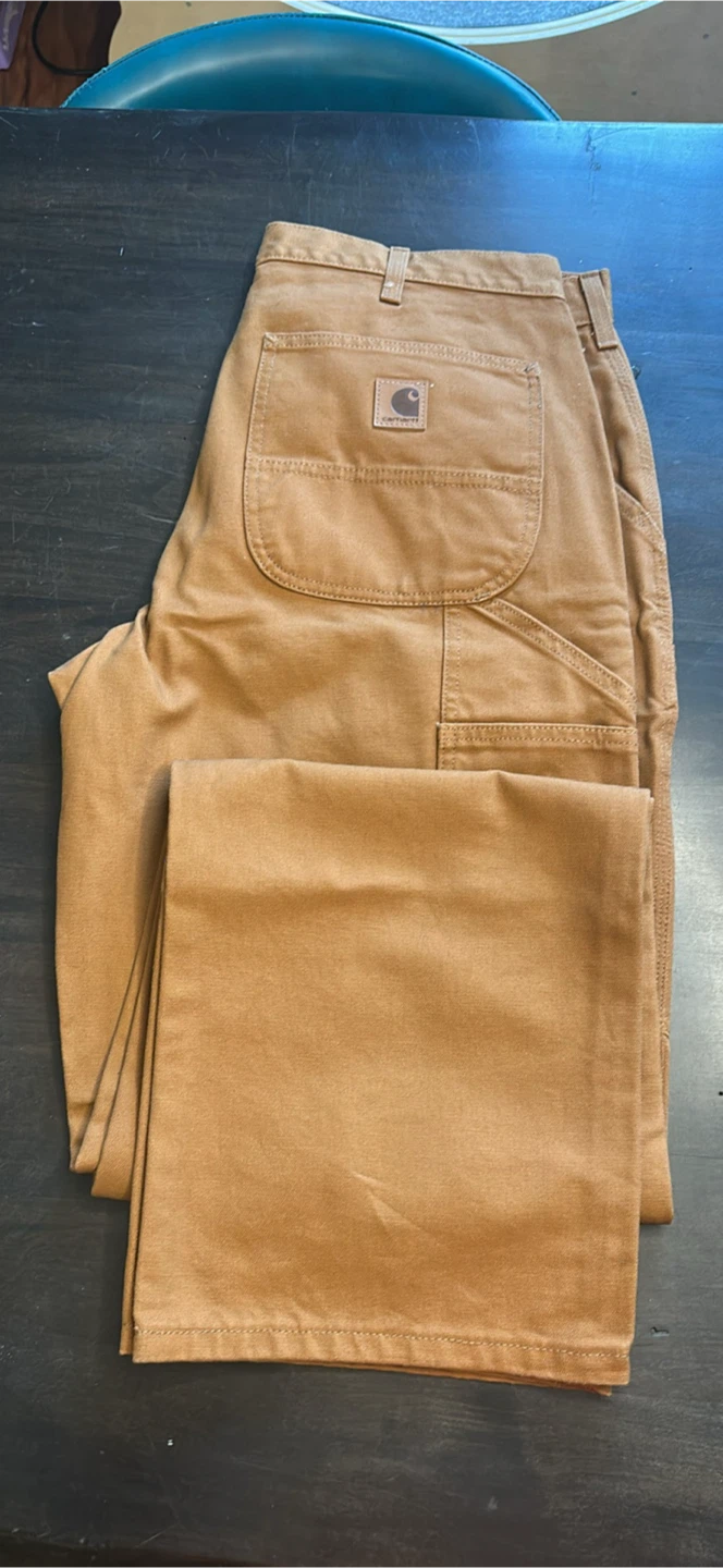34 x 34 Carhartt Loose Fit Washed Duck Work Pants - photo 2