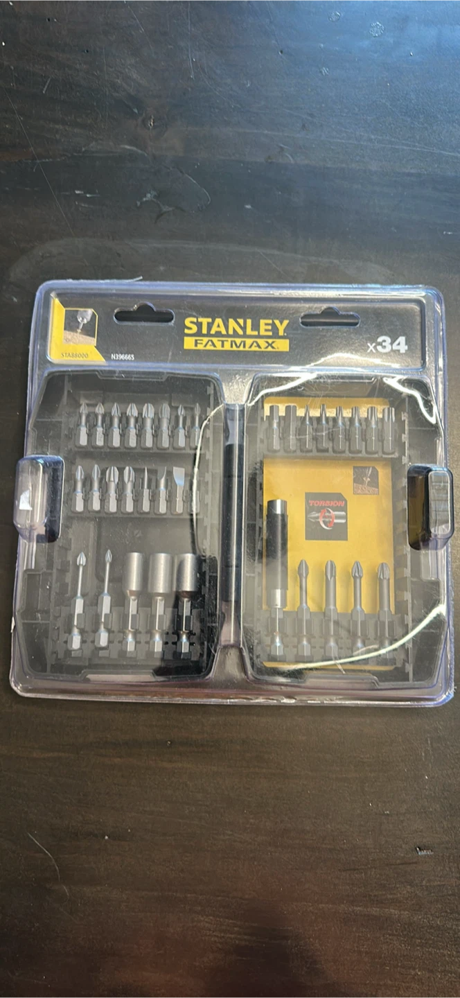 Stanley Fatmax 34-Piece Screwdriver Bit Set