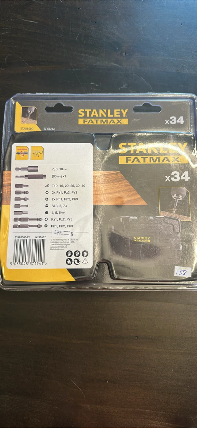 Stanley Fatmax 34-Piece Screwdriver Bit Set - photo 2