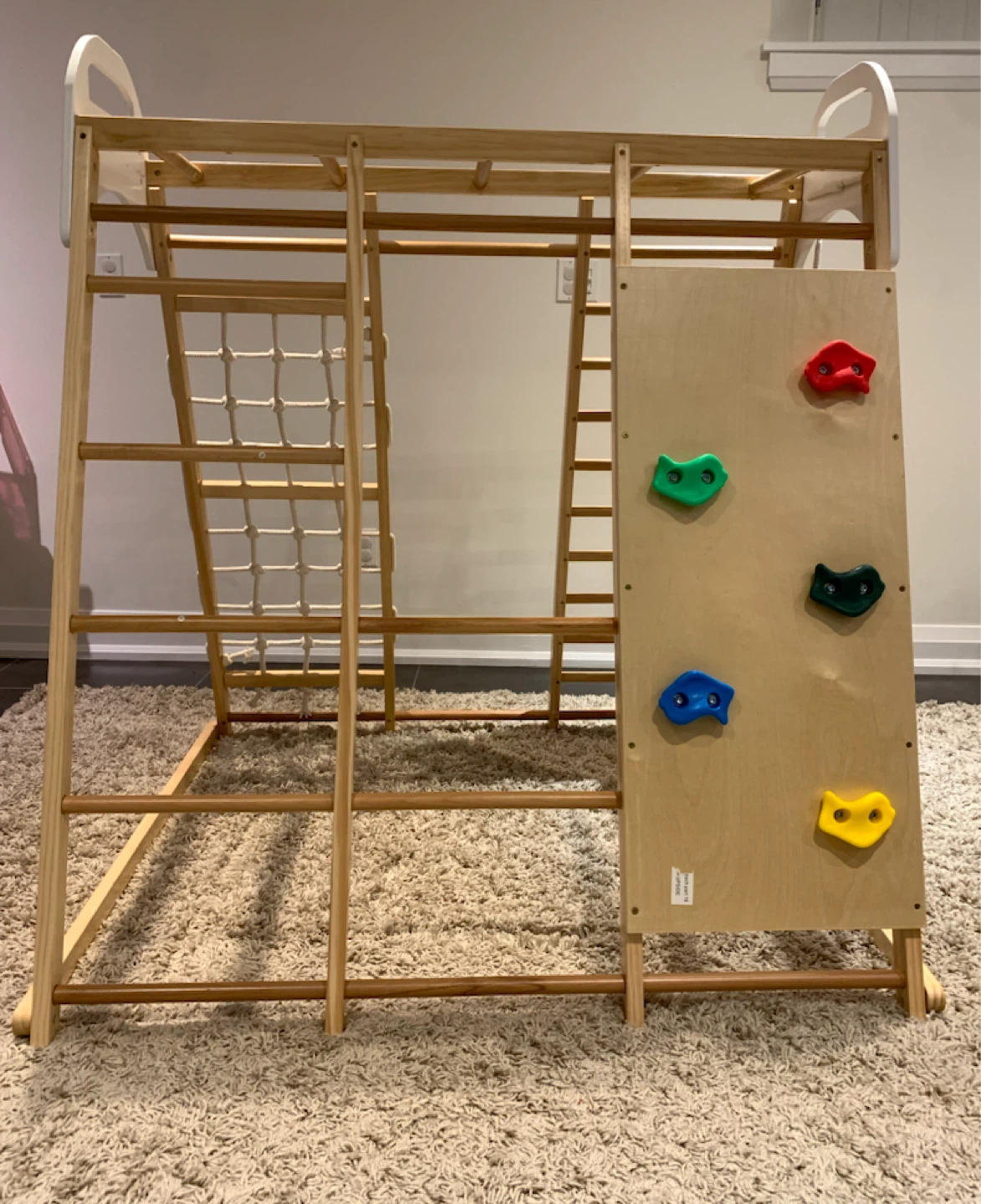 Wooden Kids Climbing Frame Playground