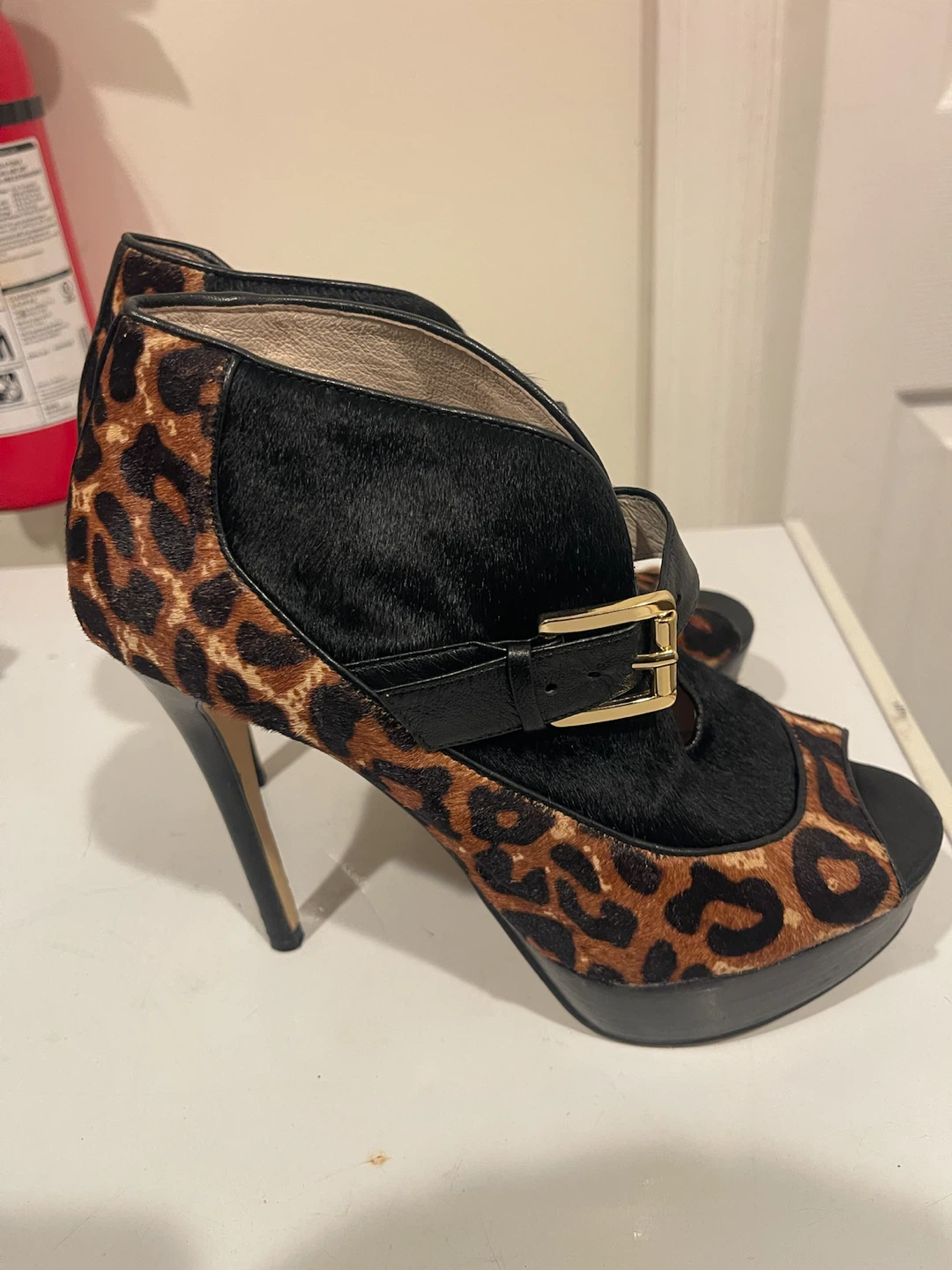 Michael Kors Leopard Print Heels
