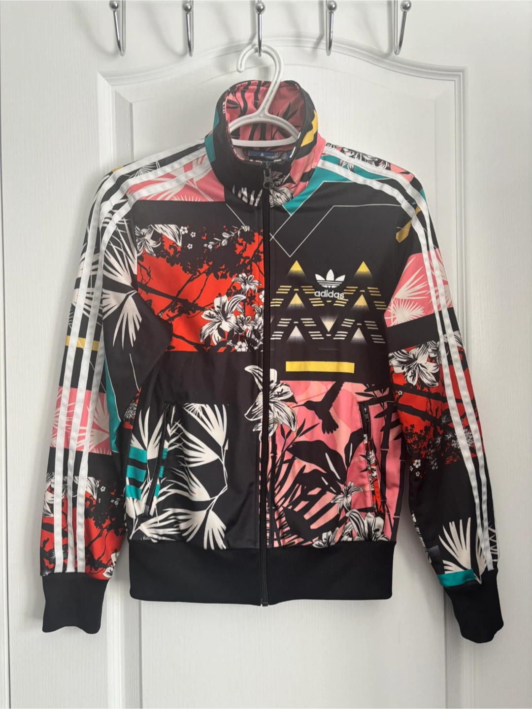Womens Adidas x Farm Rio Track Jacket - US Small