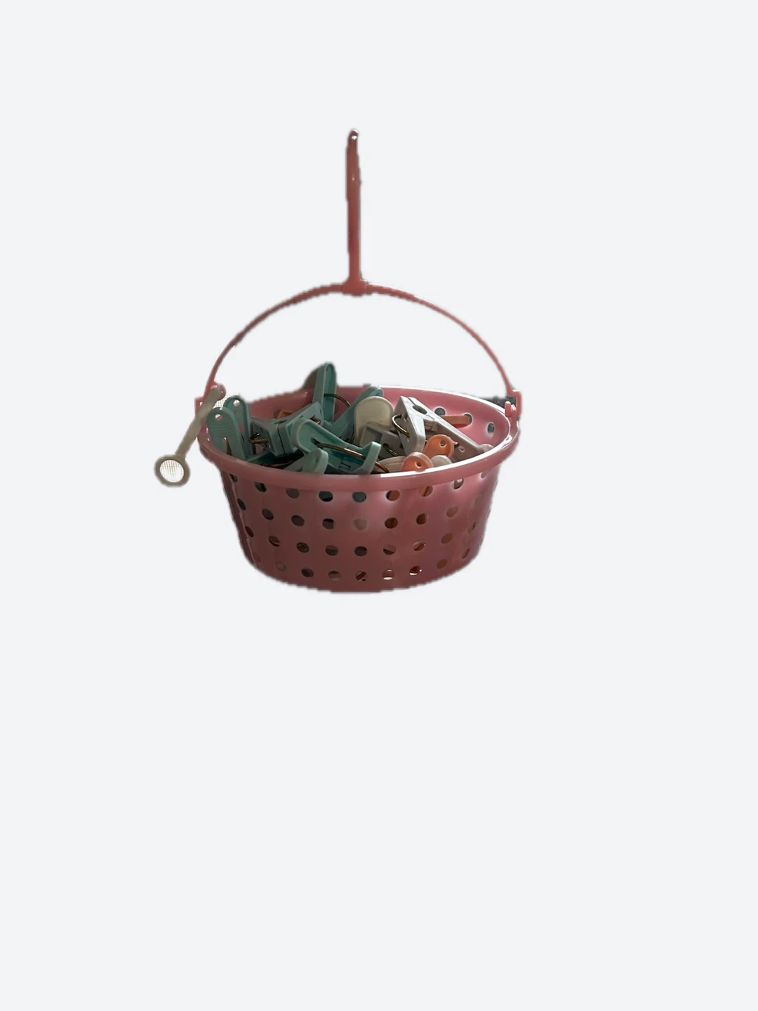 Hanging Laundry Peg Basket with Pegs