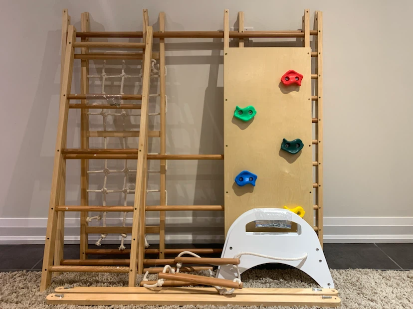 Wooden Kids Climbing Frame Playground - photo 4