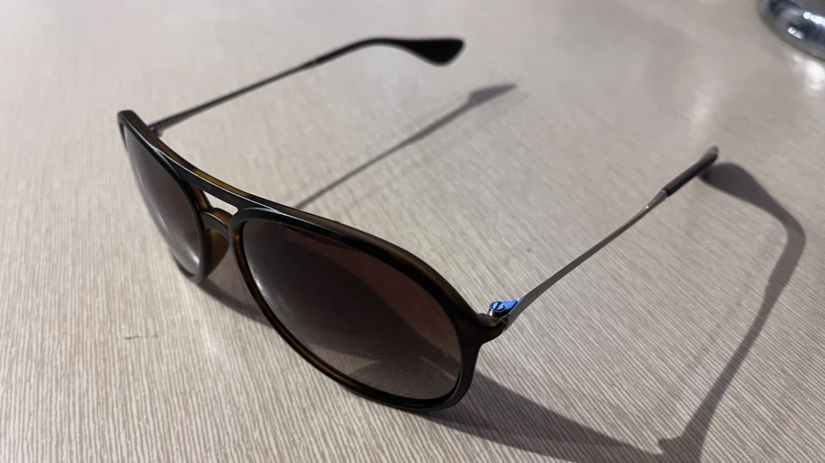 Ray-Ban Tortoiseshell Aviator Sunglasses - photo 3