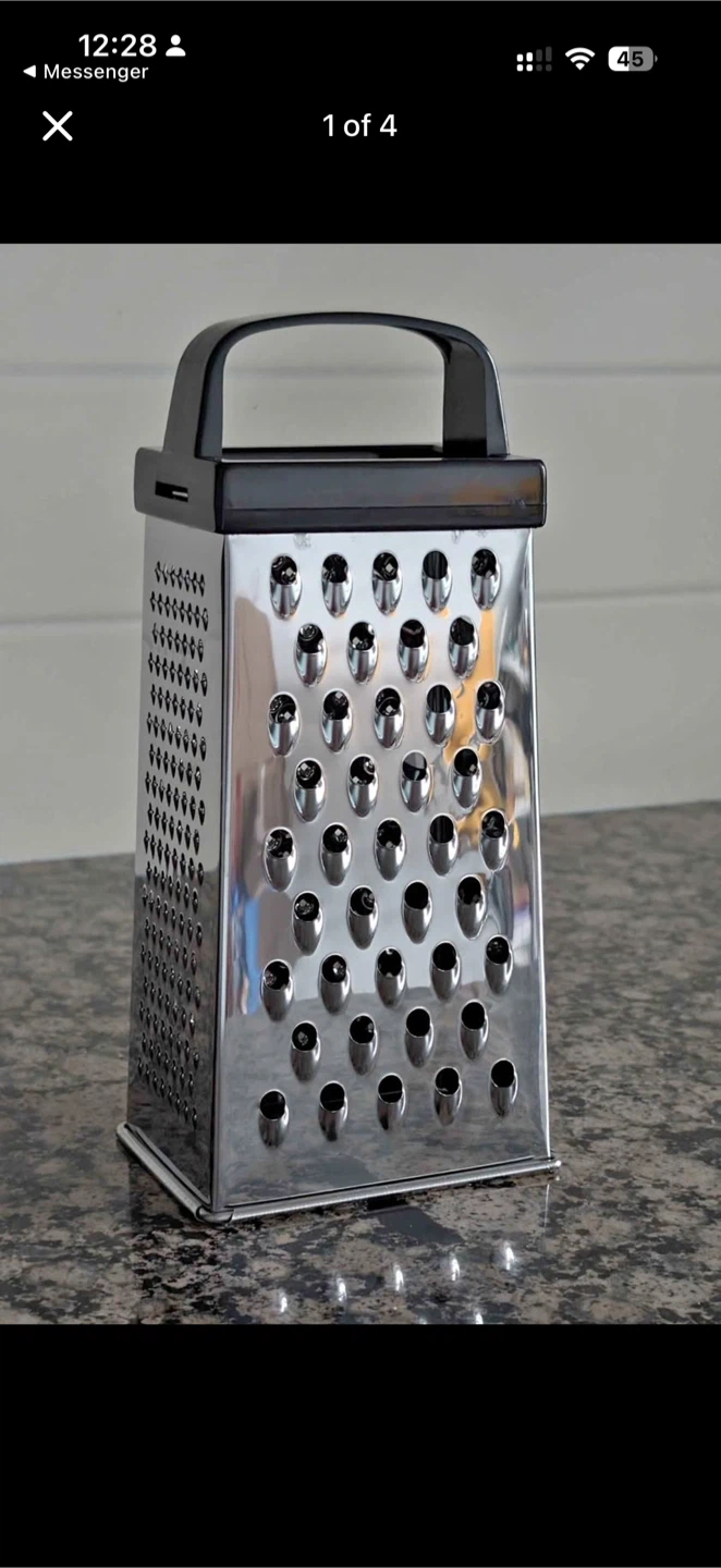 Stainless Steel Four-Sided Box Grater - photo 2