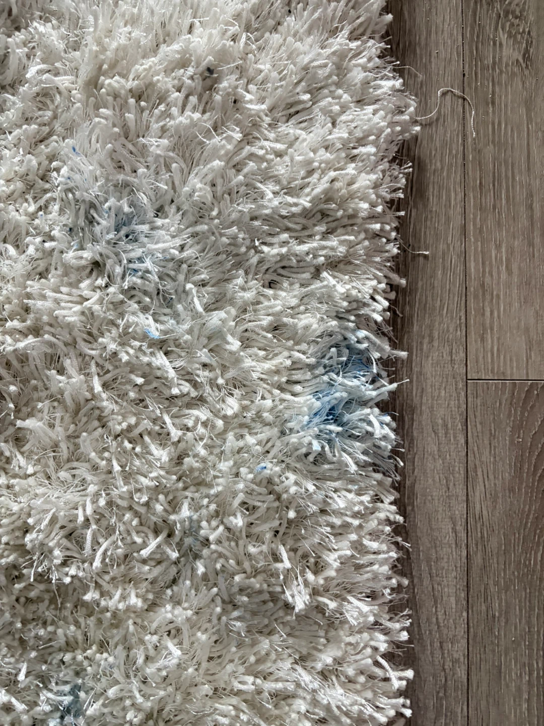 White Shag Area Rug - photo 4