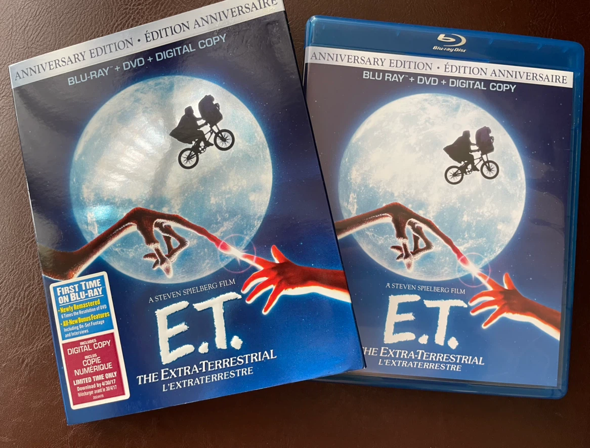 E.T. The Extra- Terrestrial Blu Ray With Slipcover OOP